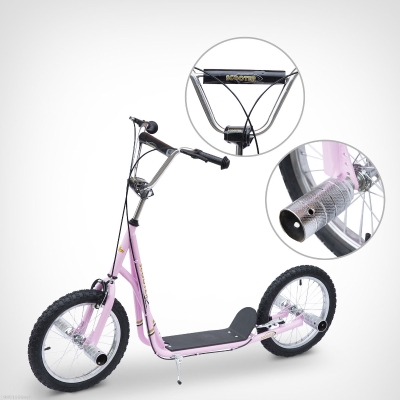 HOMCOM Adult Teen Push Scooter Children Stunt Scooter Bike Bicycle Ride On