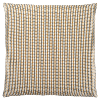 Monarch 18" x 18" Abstract Dot Pattern Throw Pillow (1 pc) - Gold / Grey