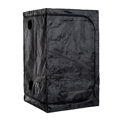 Outsunny 39"Lx39"Wx79"H Hydroponics Growing Tent Lightproof Waterproof Black