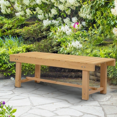 Outsunny 3.6' Outdoor Garden Bench Patio Loveseat