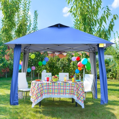 Outsunny 11’x11’ Instant Pop-up Party Tent Outdoor Activity Canopy Sun Shade w/ Carrying Bag