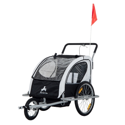 car seat in bike trailer