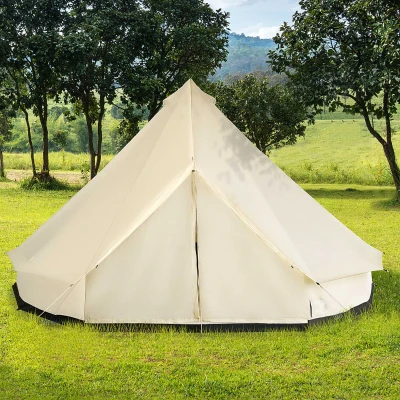 Outsunny 16.5' Waterproof Camping Tent Yurt for 10-Person
