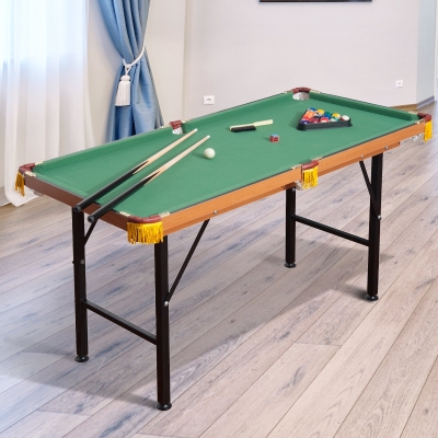 Soozier 54.3"L Portable Mini Billiard/Pool Table Folding with All Accessories