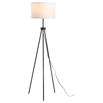 HOMCOM Modern Tall Floor Reading Light Fixture with Footswitch Pedal