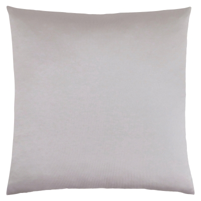Monarch 18" x 18" Ultra Soft Satin Throw Pillow (1 pc) - Silver