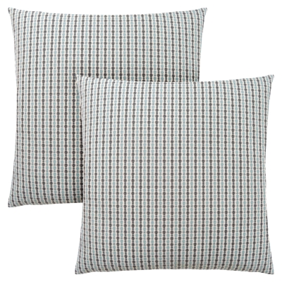 Monarch 18" x 18" Abstract Dot Pattern Throw Pillow (Set of 2) - Light Blue / Grey