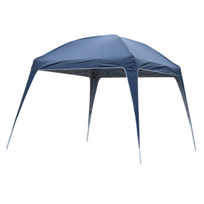 Outsunny 9.75' Large Dome Outdoor Portable Folding Sun Shade Pop Up Tent Canopy - Blue