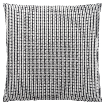 Monarch 18" x 18" Abstract Dot Pattern Throw Pillow (1 pc) - Light Grey / Black