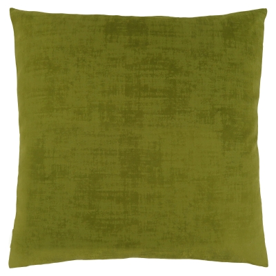 Monarch 18" x 18" Brushed Velvet Decorative Throw Pillow (1 pc) - Lime Green