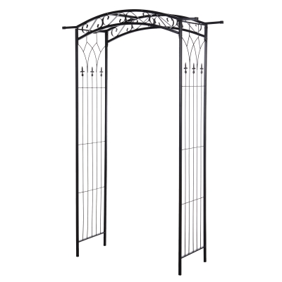 Outsunny Backyard Metal Pergola for Plants & Vines w/ Sturdy Design & Versatile Use