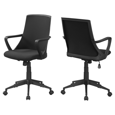Monarch Ergonomic Multi Position Swivelling High Back Executive Office Chair - Black