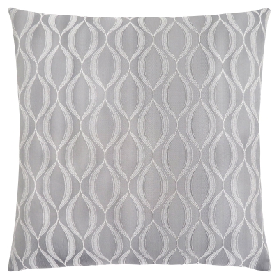 Monarch 18" x 18" Wave Pattern Throw Pillow (1 pc) - Grey