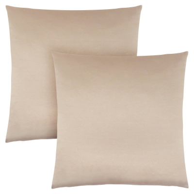 Monarch 18" x 18" Ultra Soft Satin Throw Pillow (Set of 2) - Gold