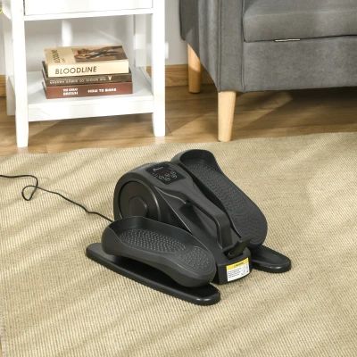 Soozier Mini Foot Pedal Exerciser, Adjustable Speed, LCD Display