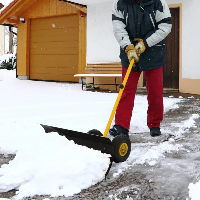 Snow Shovel 31.75" x 29.25" x 42.25" Yellow