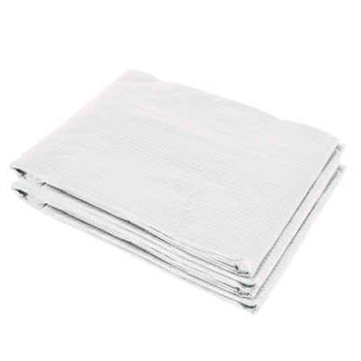 Outsunny 10 x 7 x 7FT Replacement Greenhouse Cover Tarp with 12 Windows for Ventilation & Zipper Door - White