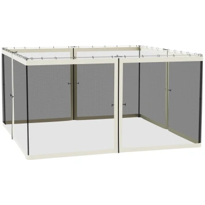 小物 Y's - mesh stall Outsunny Universal Replacement Mesh Sidewall Netting for 13