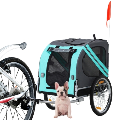 Aosom Pet Bicycle Trailer Dog Cat Bike Carrier Pet Bicycle Trailer Dog Cat Bike