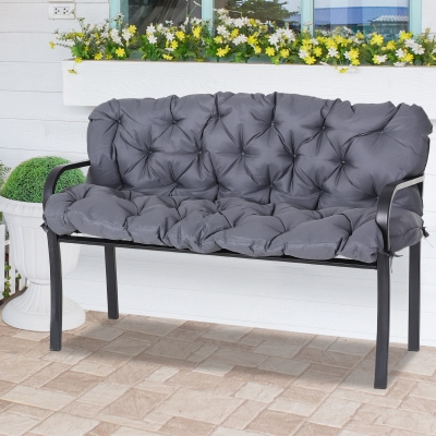 Outsunny 2-Seater Replacement Swing Chair Cushions For Patio Dining Home Garden Indoor Outdoor