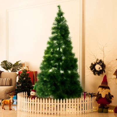 HOMCOM 6.8 FT Christmas Tree Artificial Pine Tree Christmas Decoration 505 Branches