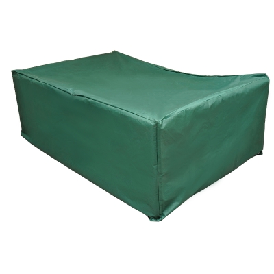 Outsunny Patio Sectional Furniture Sofa Cover, Waterproof Lightweight Polyster, 97"L x 65"W x 26"H, Dark Green