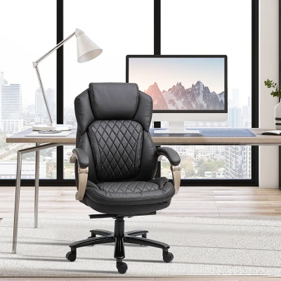 Vinsetto Big & Tall Executive Office Chair, Brown