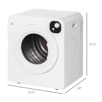 Compact Clothes Dryer, 1.5 Cu. Ft. 850W Electric Dryer, 120V Vented  Portable Dryer, Mini Dryer for 5.5 lbs. - AliExpress