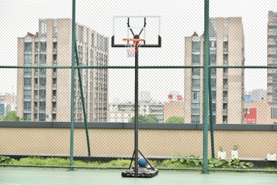Soozier Basketball Hoop Stand Height Adjustable to 5.2 ft-10 ft for Outdoor Use