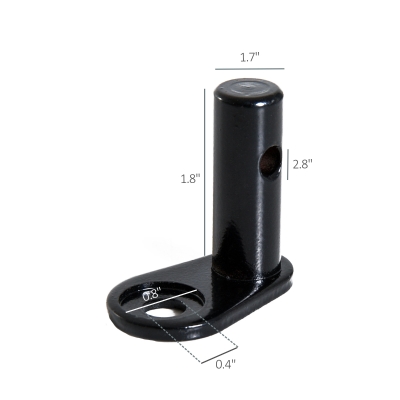 Aosom Steel Bike Trailer Hitch, Quick Release Connector