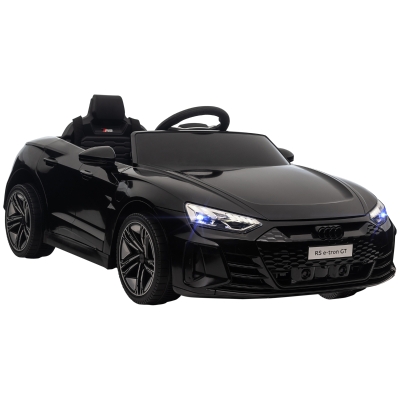 Aosom Kids Ride on Car with Remote Control, 12V 3.1 MPH Electric Car for Kids Ride-on Toy for 37-60 Months Boys and Girls with Suspension System, Horn Honking, Music, Lights, Black