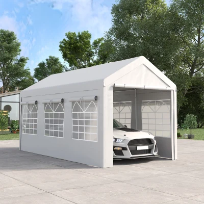 Outsunny 10' x 20' Adjustable Party Tent, White