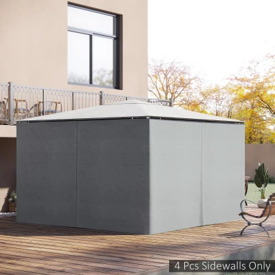 sidewall 10' x 13' x 6.7' Light Gray