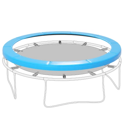 Soozier 12ft Trampoline Replacement Pad Trampoline Spring Cover EPE Foam Light Blue