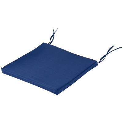 Outsunny 6-Piece Seat Cushion Pillows Replacement, Patio Chair Cushions Set with Ties for Indoor Outdoor, Deep Blue