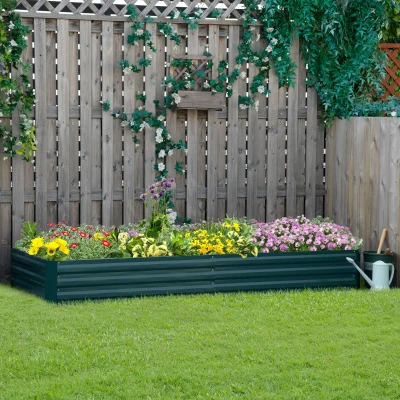 Garden Bed 95" x 35.75" x 11.75" Green