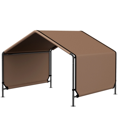 PawHut Portable Water-Resistant Dog Tent, Brown