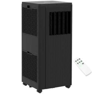 HOMCOM 10000 BTU Smart Portable Air Conditioner, 3-in-1 AC Unit, Black