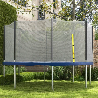 Soozier 14ft Trampoline Safety Net, Weather-Resistant, Yellow