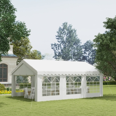 Wedding Tent with Sidewalls - Heavy Duty Party Tent, White
