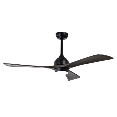 52" Ceiling Fan with Lights, Matte Black
