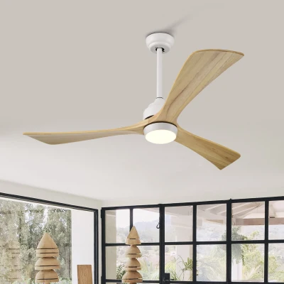 52" Ceiling Fan with Lights, White