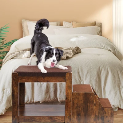 Multi-Level Window Perch Seat with Cushion and Scratch Pad, Vintage