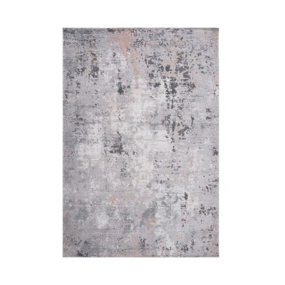 Naar 2x3 Abstract Stain-Resistant Area Rug with Non-Shedding Design, Grey