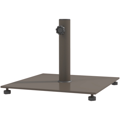 Umbrella Base 17.7" L x 17.7" W x 13.6" H Brown