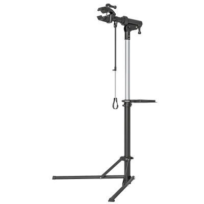 HOMCOM Bicycle Repair Stand Max 88 lbs, Bike Fixing Stand, Height Adjustable, Foldable and 360° Rotatable for Road Bike, Mountain Bike, E-Bike