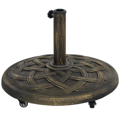 Umbrella Base Φ21.5" x 15.9" H Bronze