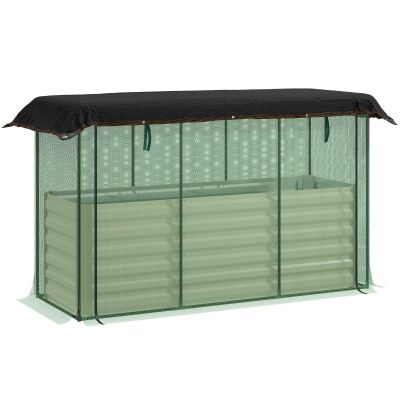 Garden Bed 72.8" L x 25.6" W x 43.25" H Beige