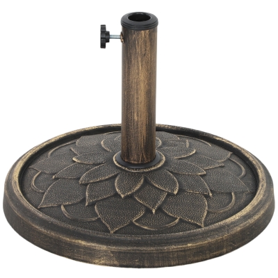 Umbrella Base Φ18.1" x 13.4" H Bronze