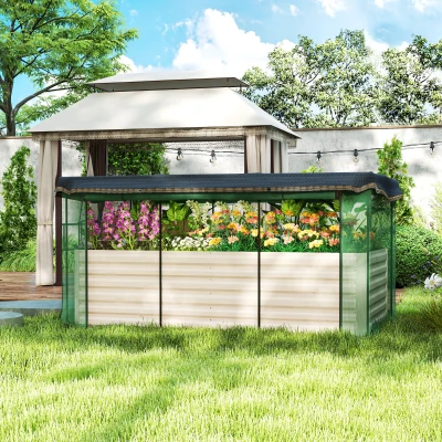 Garden Bed 90.5" W x 43.25" D x 43.25" H Beige